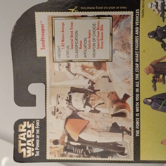 Vintage Star Wars Sandtrooper W/ Heavy Blaster Rifle 1996 - Picture 4 of 6